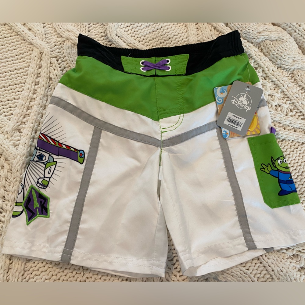 Disney Boys Buzz Lightyear Swim Trunks